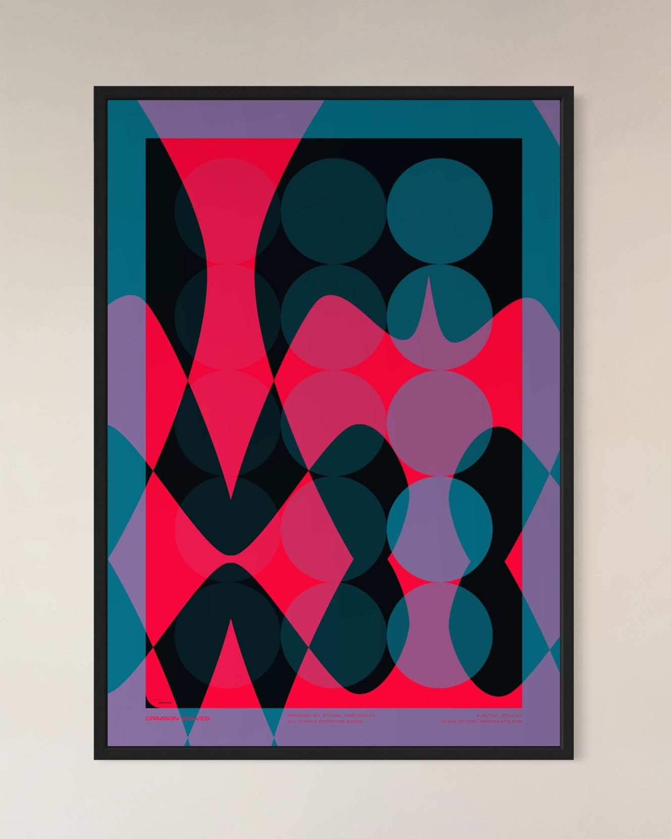 CRIMSON WAVES - studio_abstracta