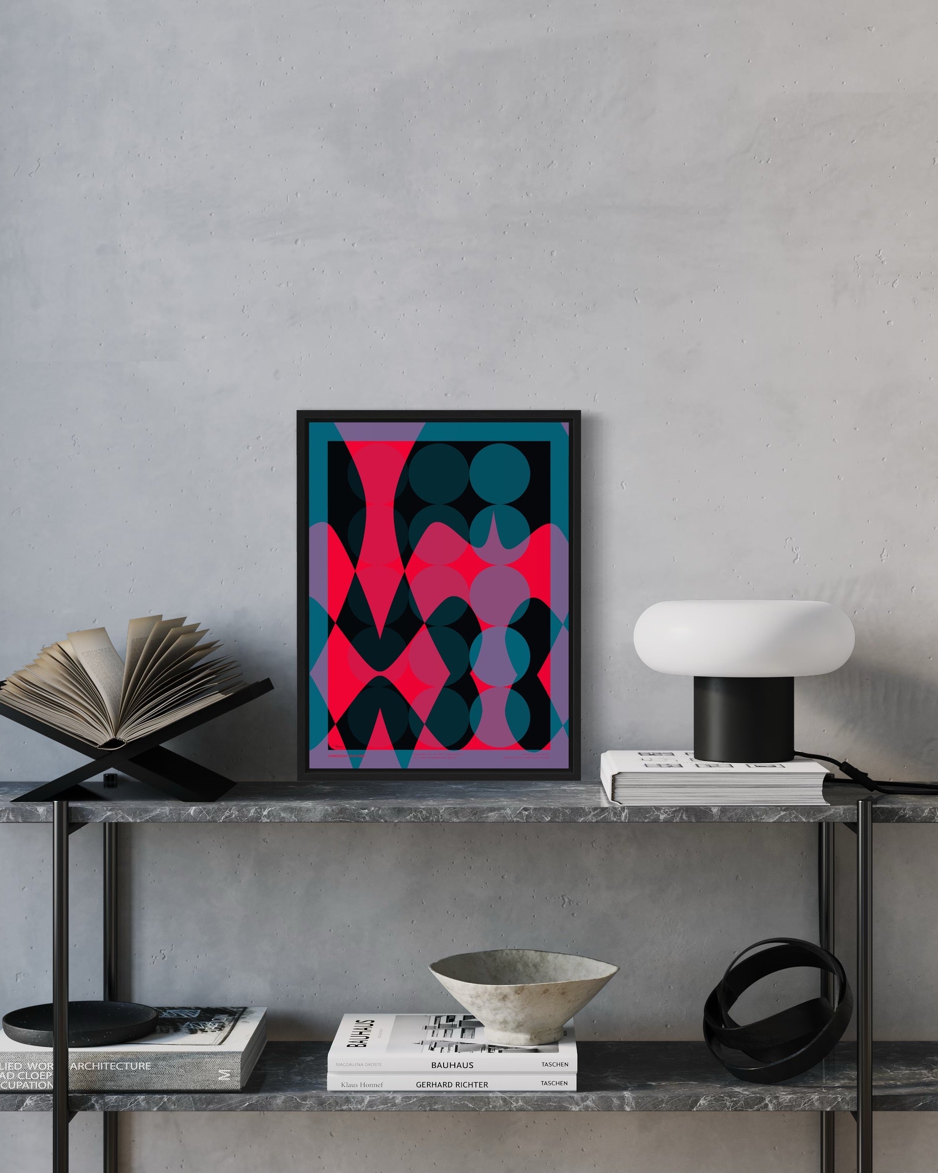 CRIMSON WAVES - studio_abstracta