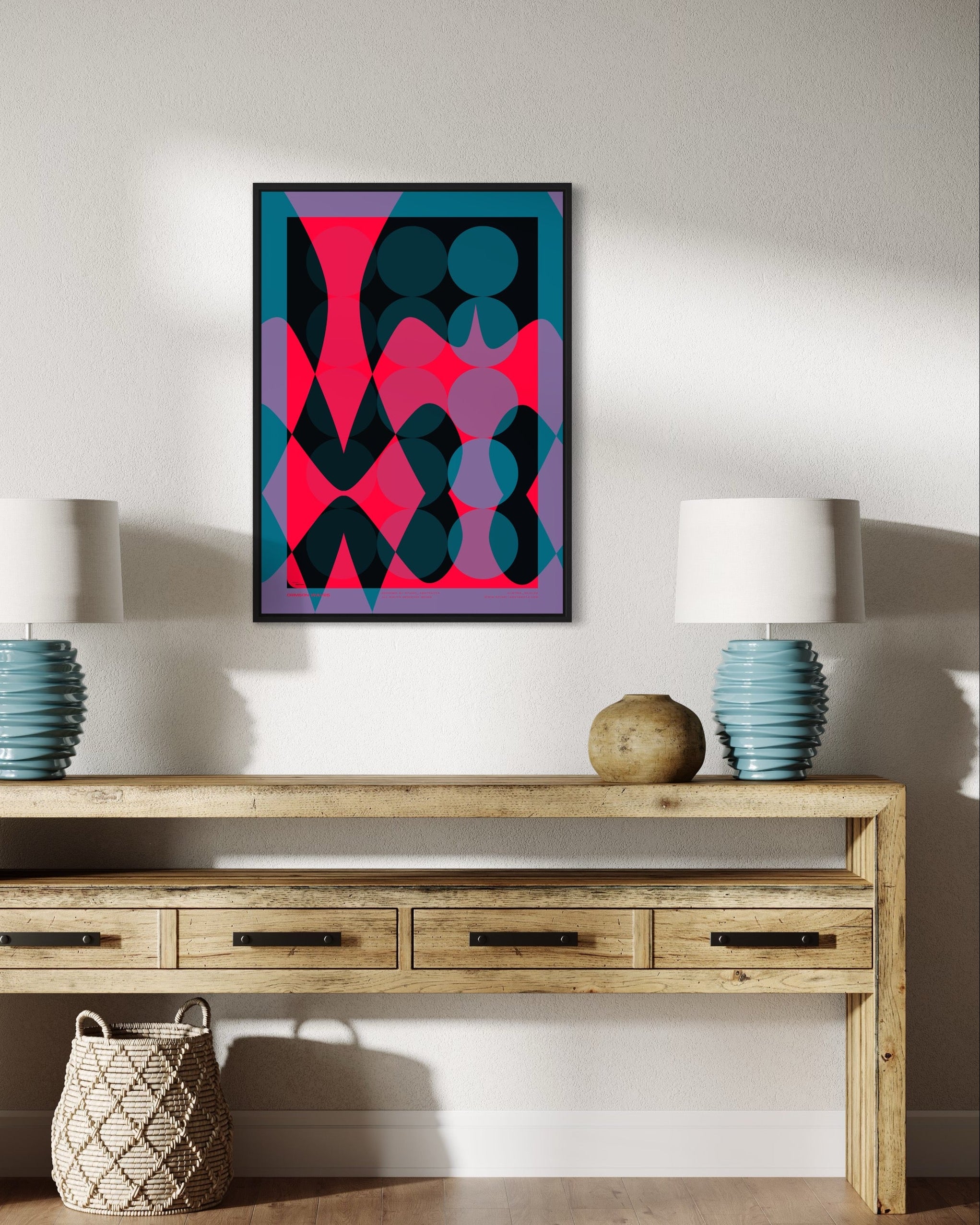 CRIMSON WAVES - studio_abstracta