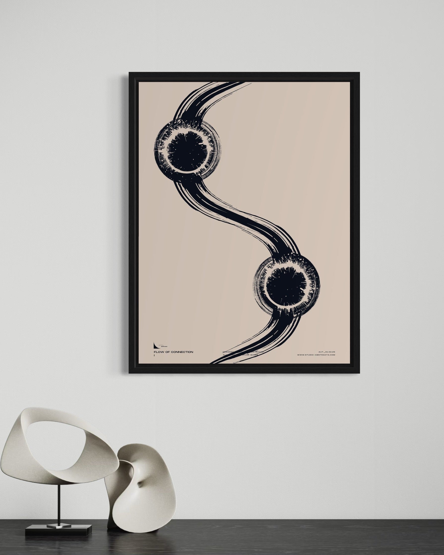 FLOW OF CONNECTION I | studio-abstracta.com | ModernArt