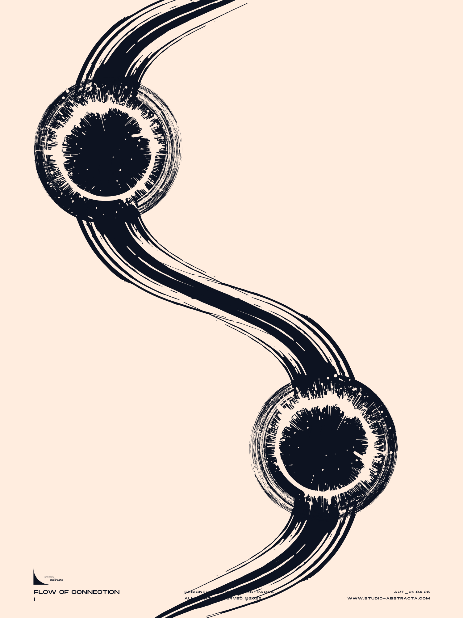 FLOW OF CONNECTION I | studio-abstracta.com | ModernArt