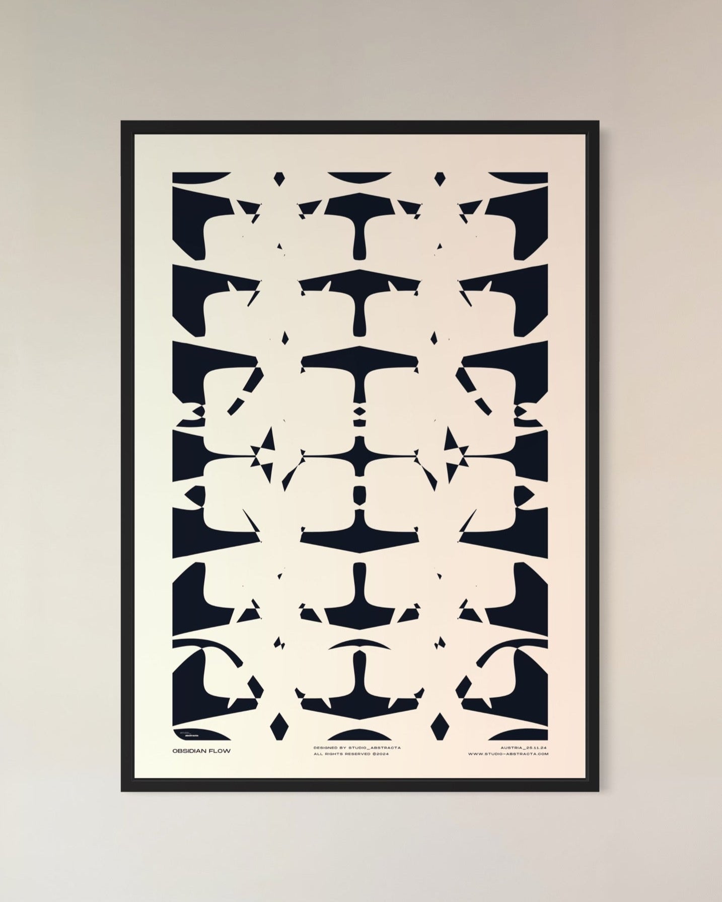 OBSIDIAN FLOW | studio-abstracta.com | ModernArt