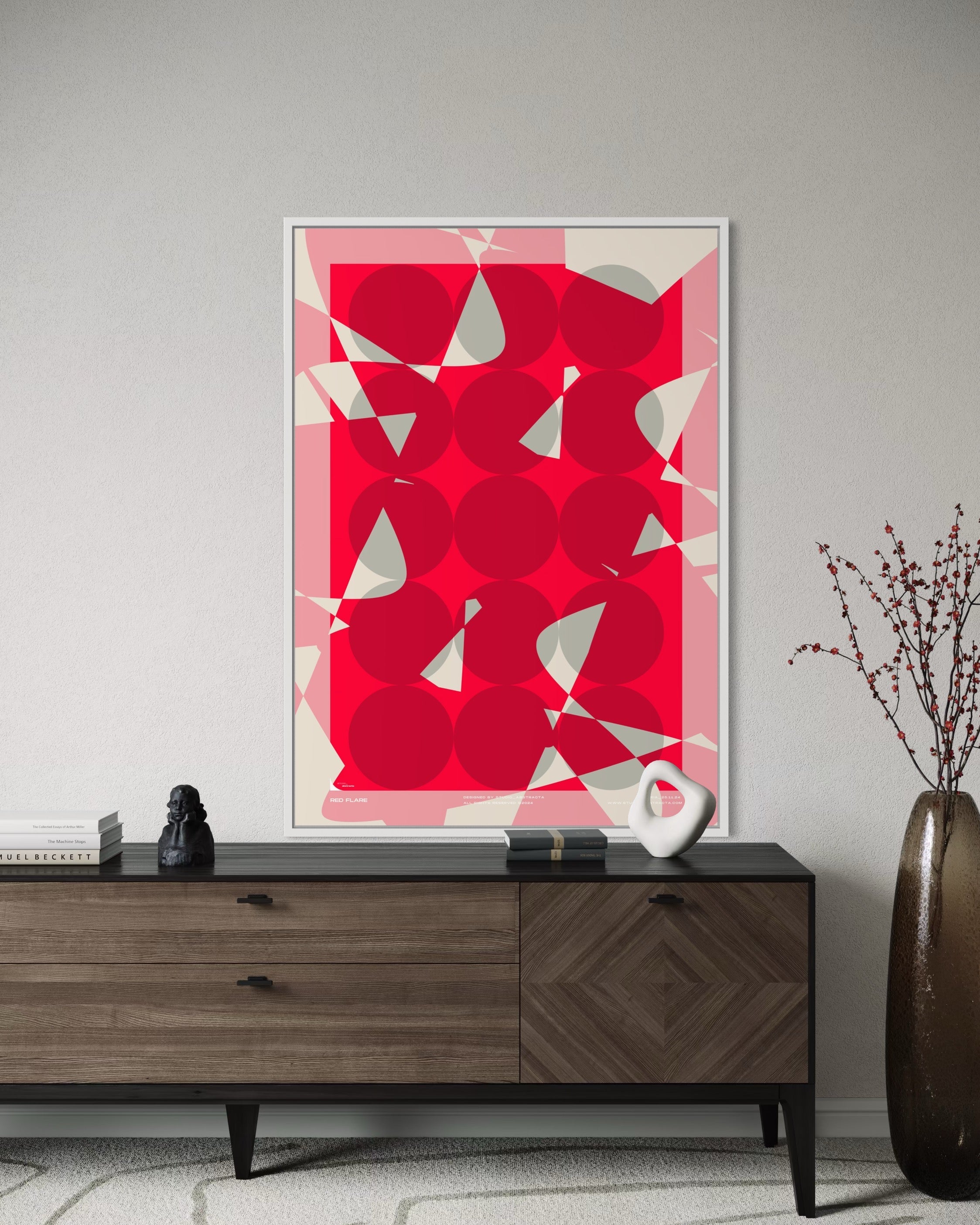 RED FLARE | studio-abstracta.com | ModernArt