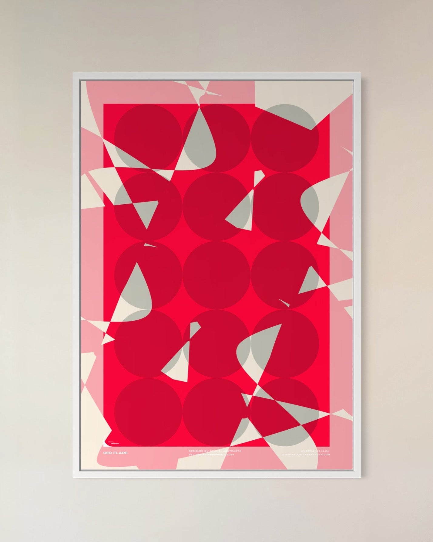 RED FLARE | studio-abstracta.com | ModernArt