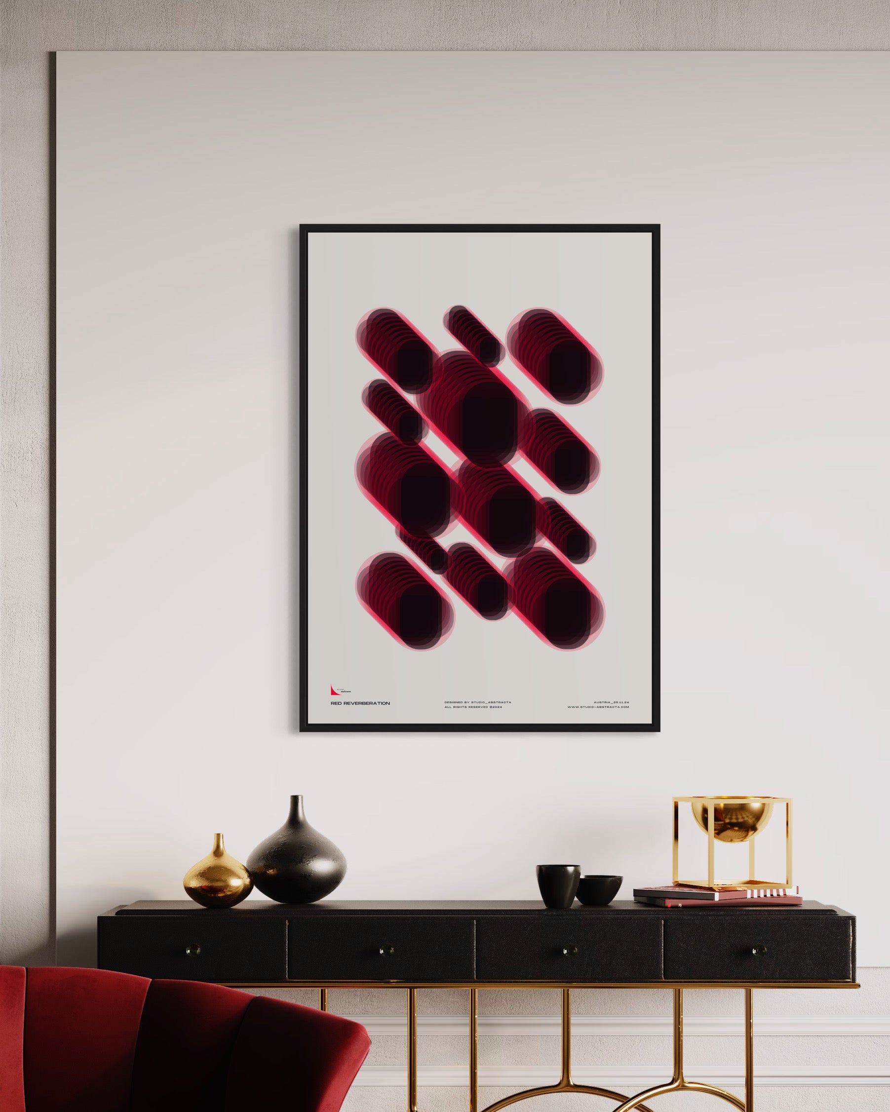 RED REVERBERATION - studio_abstracta