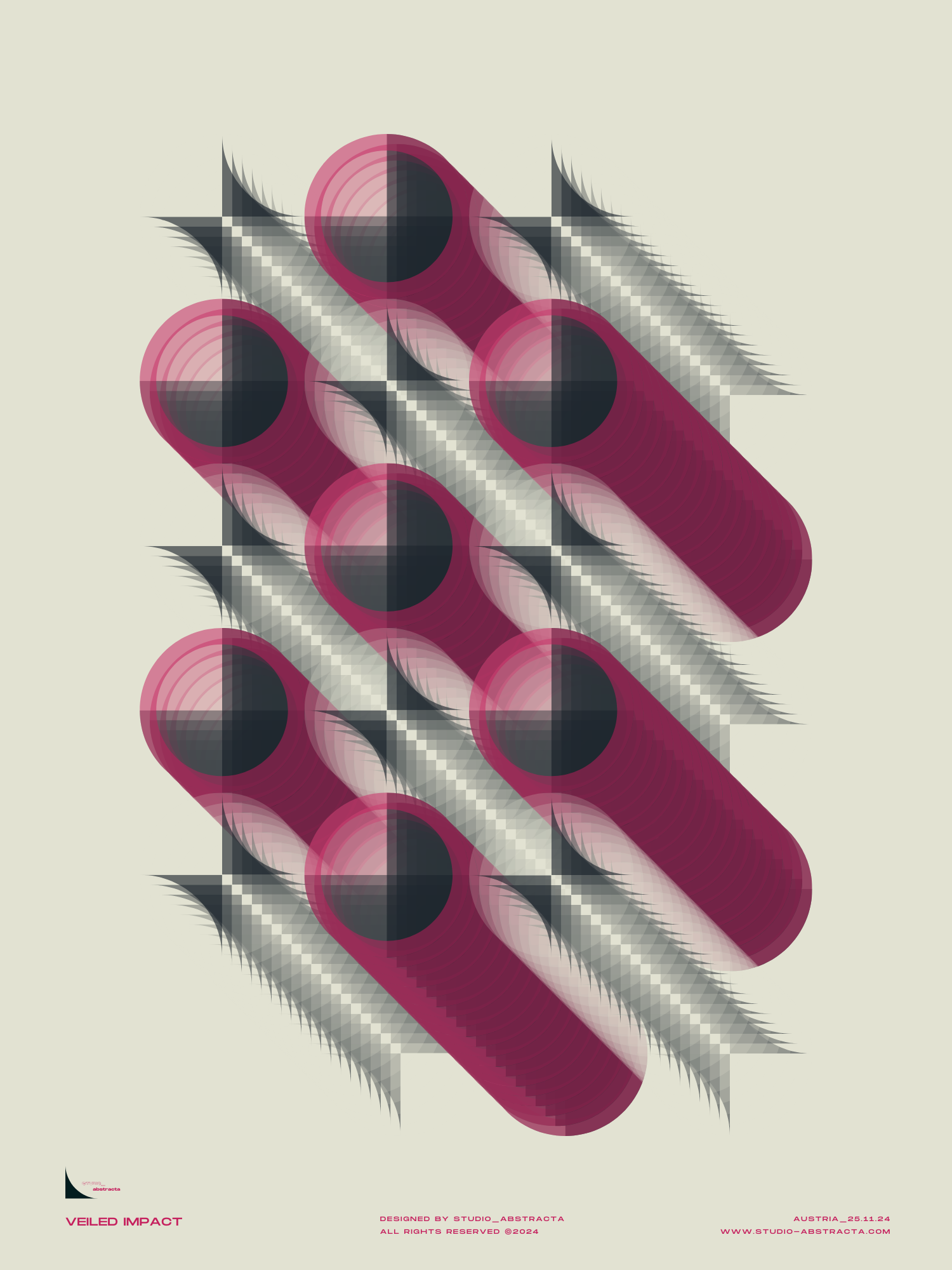 VEILED IMPACT | studio-abstracta.com | ModernArt