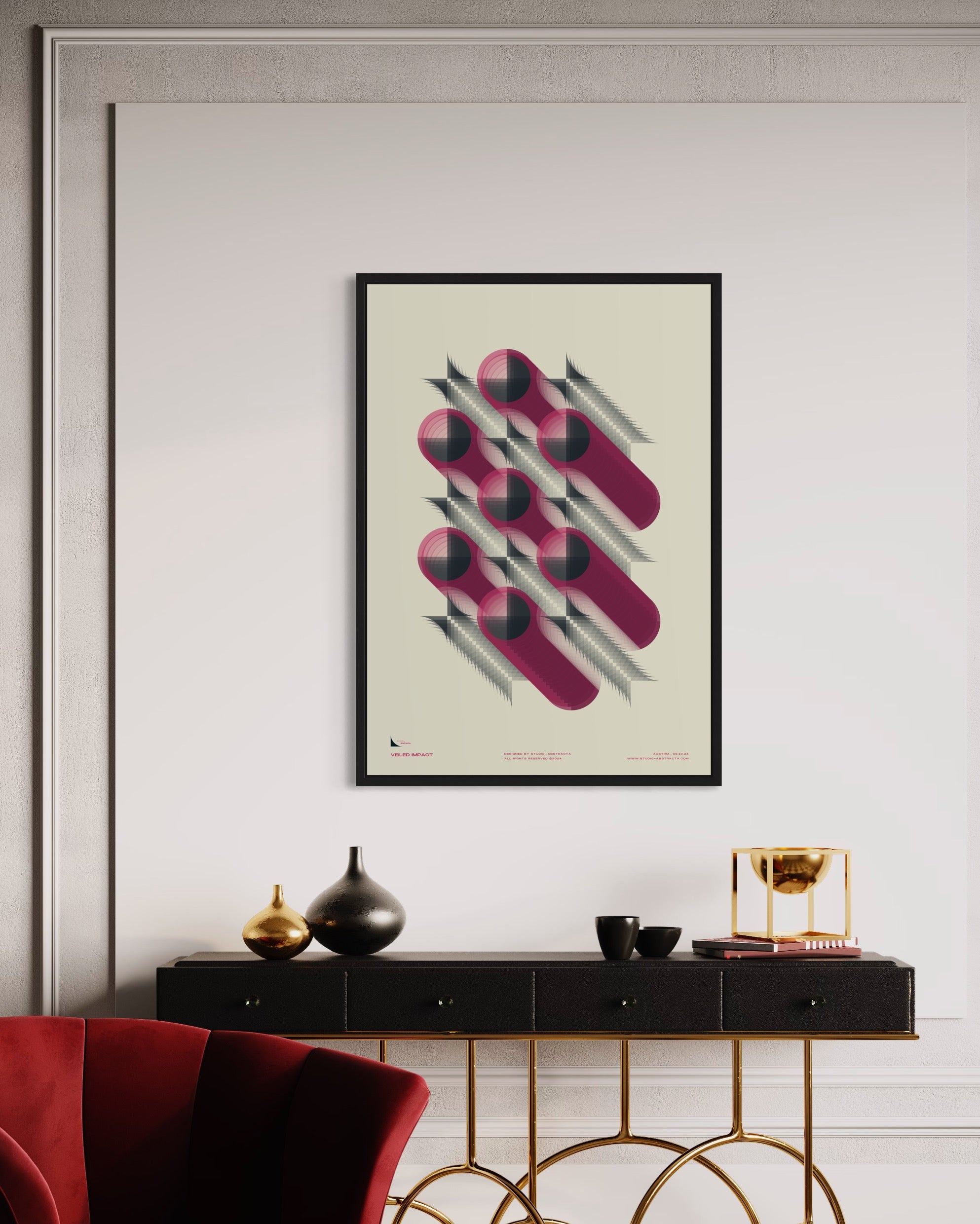 VEILED IMPACT | studio-abstracta.com | ModernArt