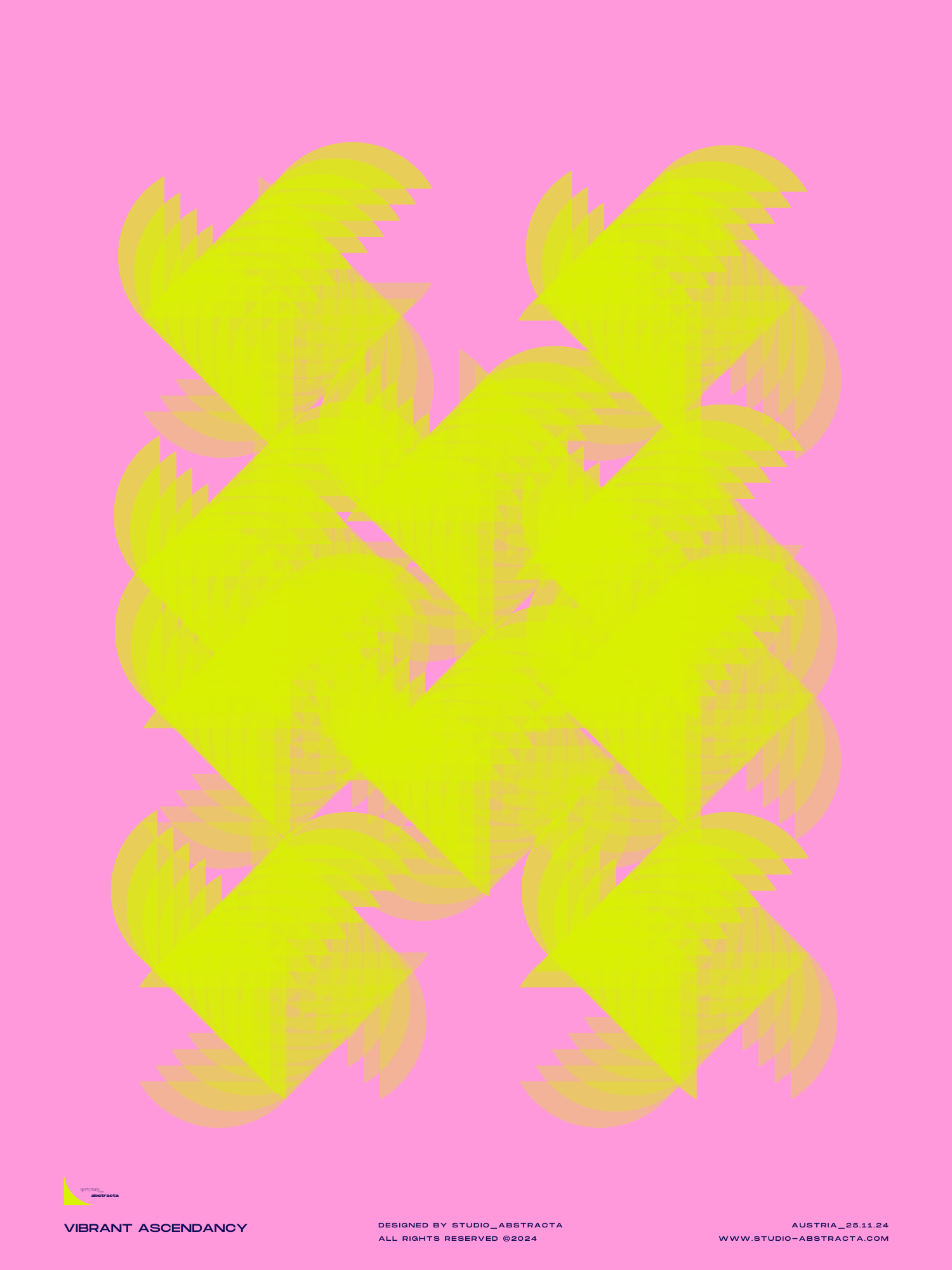 VIBRANT ASCENDANCY | studio-abstracta.com | ModernArt