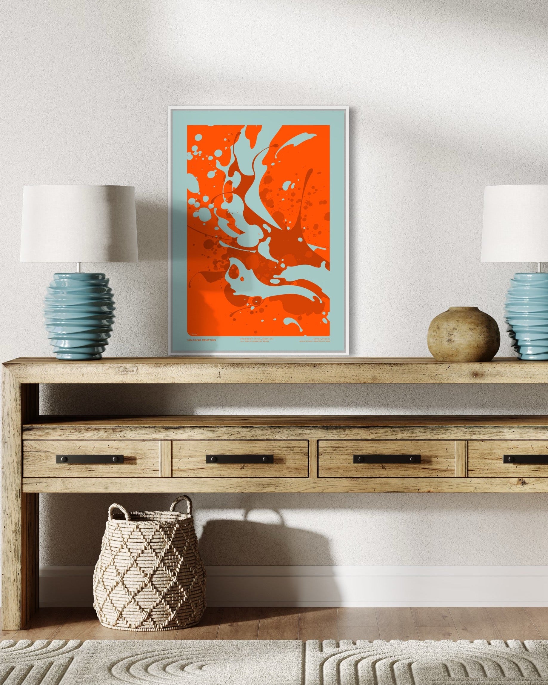 VOLCANIC ERUPTION | studio-abstracta.com | ModernArt