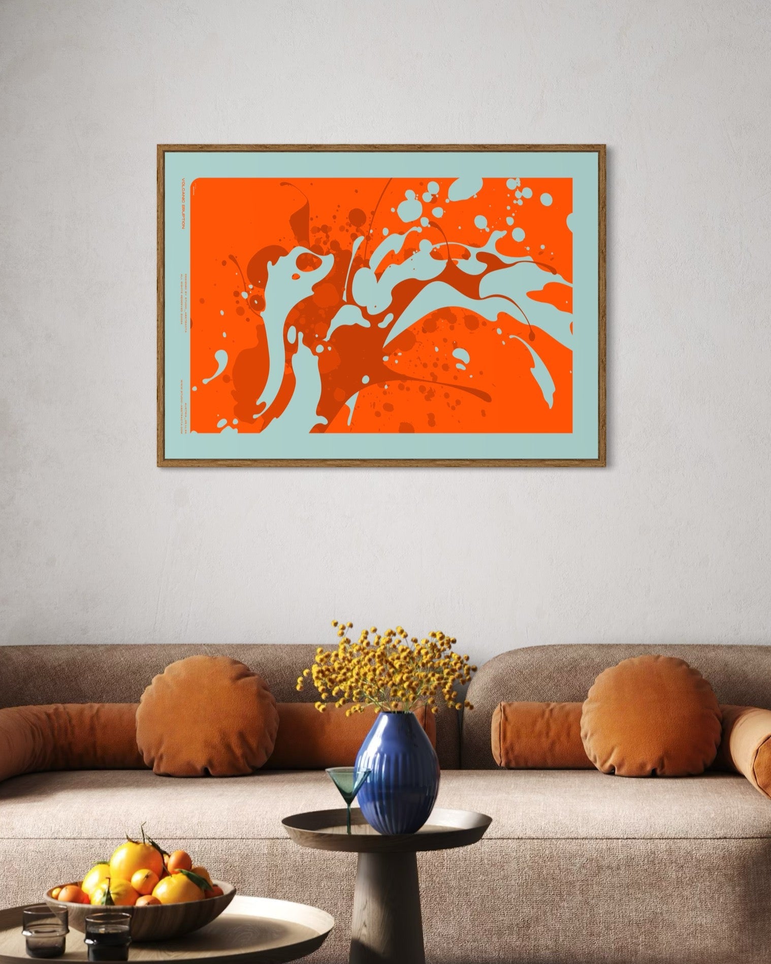 VOLCANIC ERUPTION | studio-abstracta.com | ModernArt